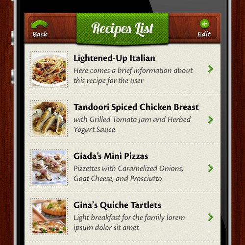 Healthy and quick food recipe app DataRays 