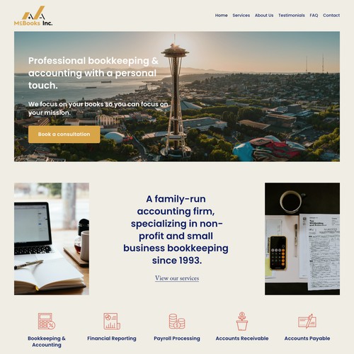 McBooks Inc. Design and Updates