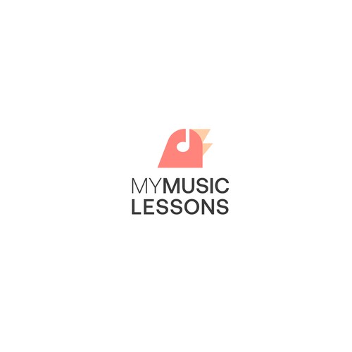 Logo design contest entry for a music lesson provider.