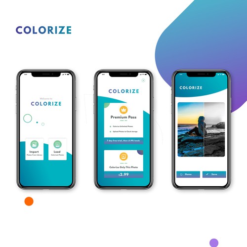 Colorize UI Concept