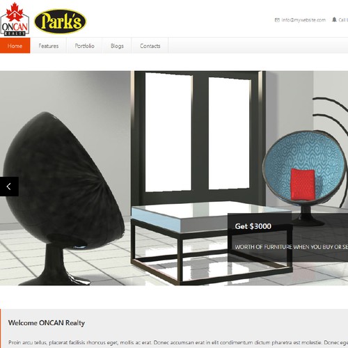 Create a $3000 Furniture give away banner ad