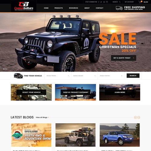 Get Dirty! 4WD eCommerce Design