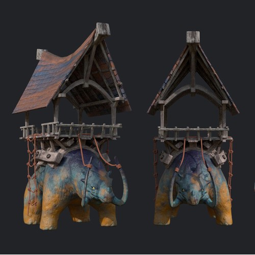 3D render monster fantasy