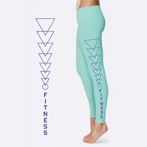 Abstract design for vinyl cut application to leggings