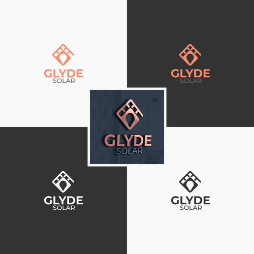 logo concept for Glyde Solar