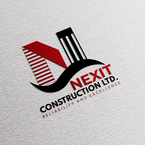 NEXIT Consrtruction LTD. logo design