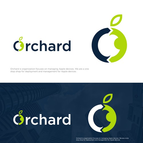 apple rapair logo concept