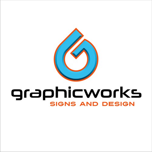 G/Ink Drop Logo for Sign company