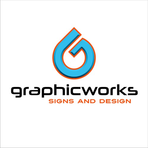 G/Ink Drop Logo for Sign company