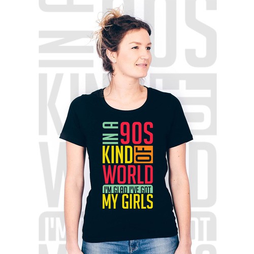 Throwback T-Shirt Design For Women
