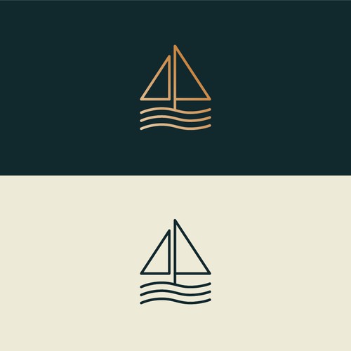 Cruises and travel guide logo concept