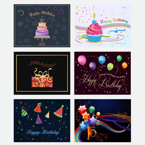 Create cool birthday card designs!