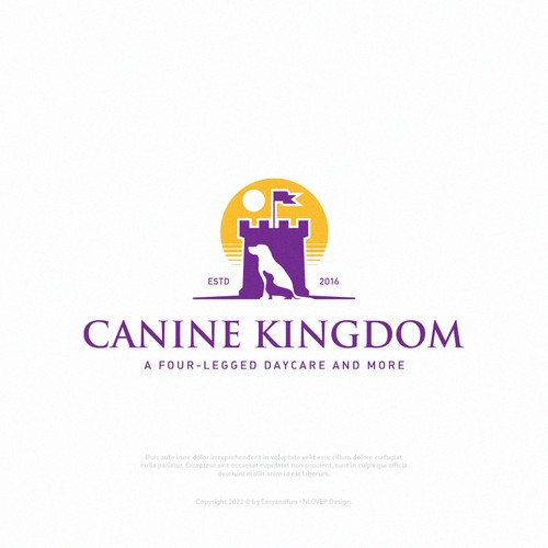 Logo Concept 4 'Royal Doggy Daycare'