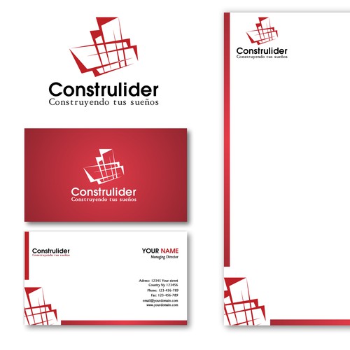 Construlider needs a new logo and business card