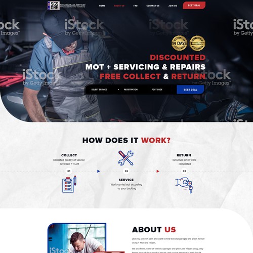 Web Design for Garage Services