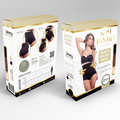 Slimming Panties Packaging