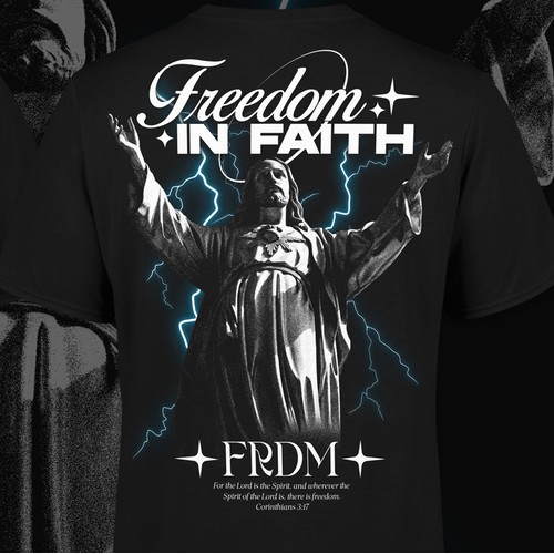 Freedom in Faith - Tshirt design