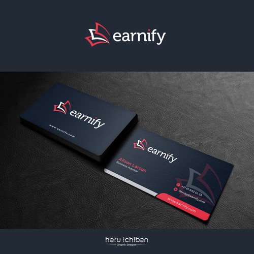 Design business card and letter