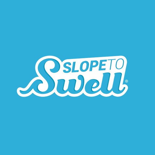 Fontype Combo Cali Style Logo for SlopeToSwell