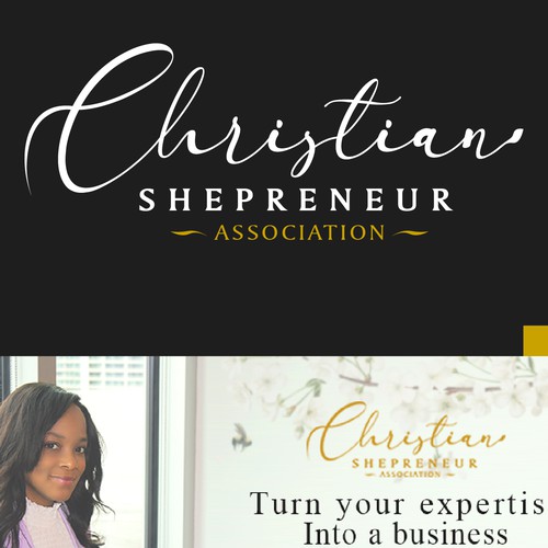 Luxury & Minimalist Logo for Christian Shepreneur Association