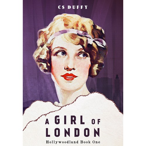 Book cover for glitzy 1920s Hollywoodland series