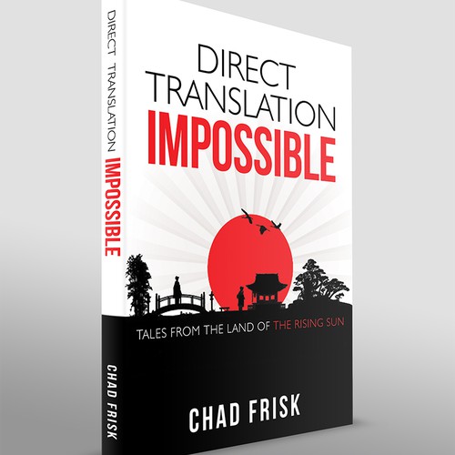 Create a Japanese Themed Book Cover for "Direct Translation Impossible"