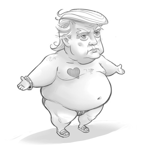 Trump doo doo doll contest entry