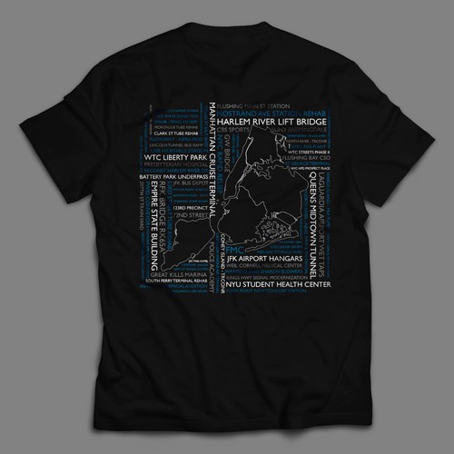 T-shirt design for mechanical engineering firm