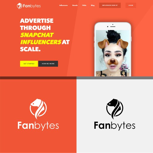 Logo for Fanbytes (Gen Z advertising)