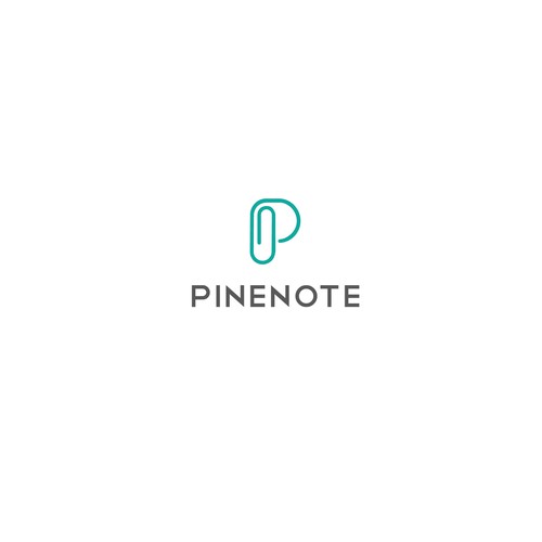Simple logo concept for PINE NOTE