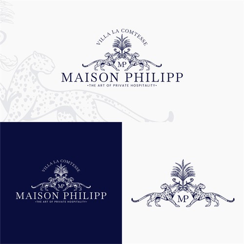 vintage classic logo for Maison Philipp