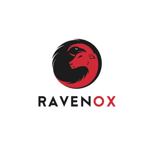 Modern logo for company called Ravenox