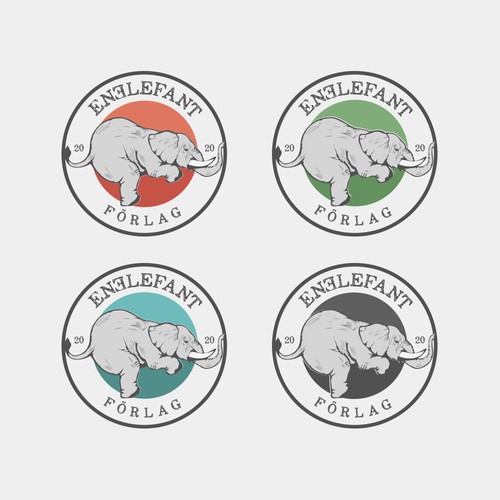 Logo design for ENELEFANT FÖRLAG