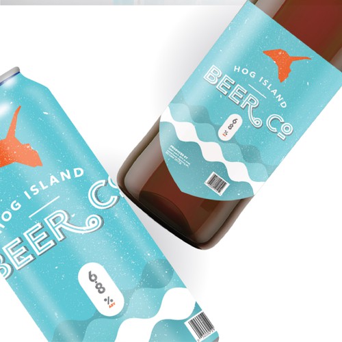 Label concept for Nautical themed beer