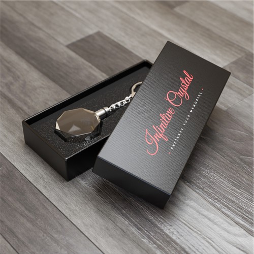 Design a Branded Gift Box for our 2D Laser Engraved Keychain