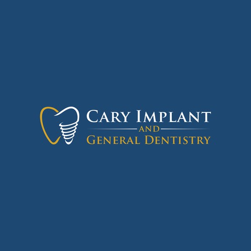 Cary Implant dentist logo concept
