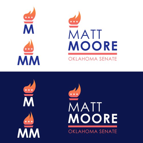 Logo recreation of an existing political campaign