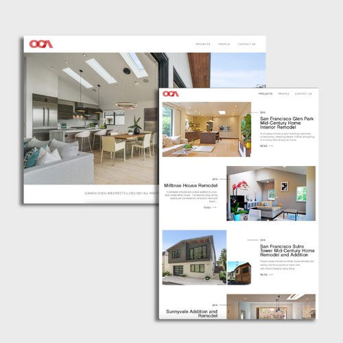 Real Estate + Architectural Website