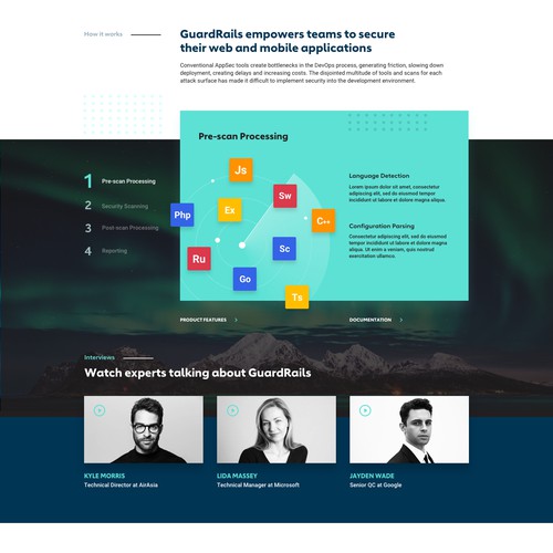 Landing page for GR