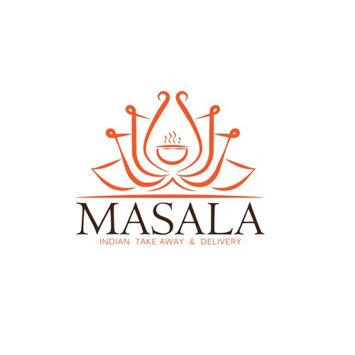 Feminine, classic, and elegant logo design concept for Masala