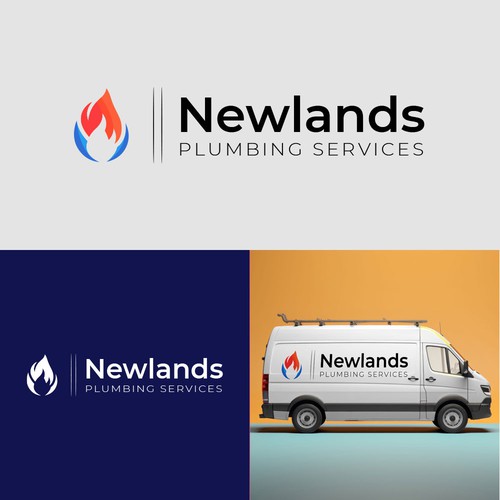 Newlands PLUMBING SERVICES || Logo Design
