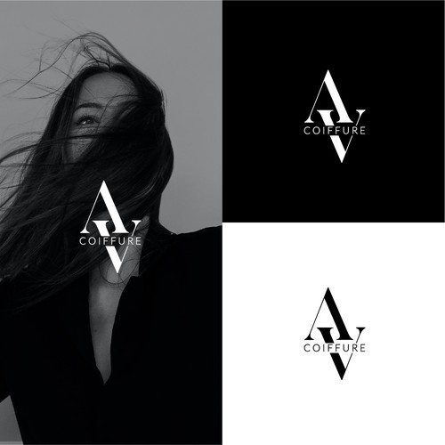 AV Coiffure Logo Contest Design