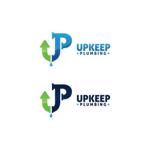 Creative piping design logo for Plumbing company