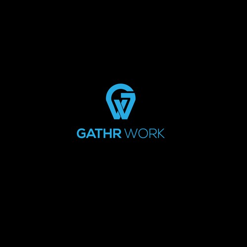 Gathr Work [ GW ] Logo Design