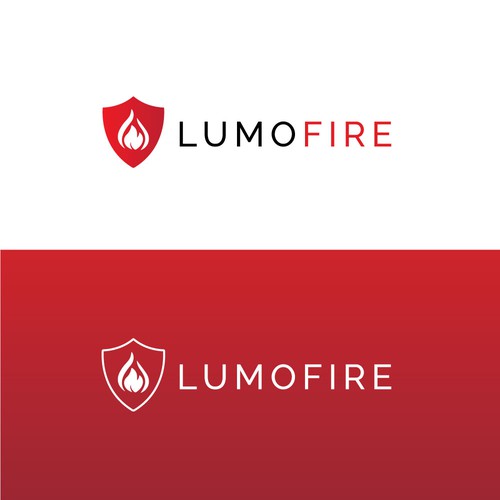 Simple logo for a Fire safety company