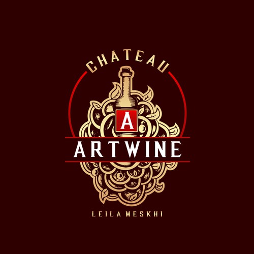 Art wine logo