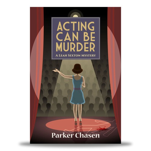 E-Book Cover : Acting Can Be Murder by Parker Chasen