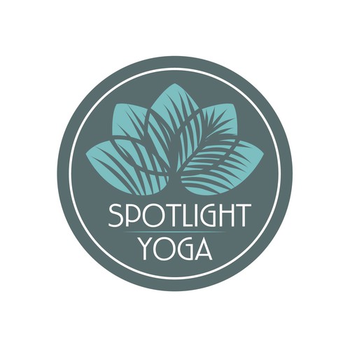 Logo for a yoga spa studio