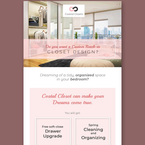 Closet Design Company Email Newsletter