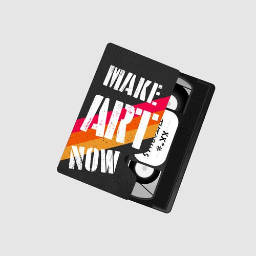 80s insipred logo for vlog (youtube videos and filmmaking tutorials)